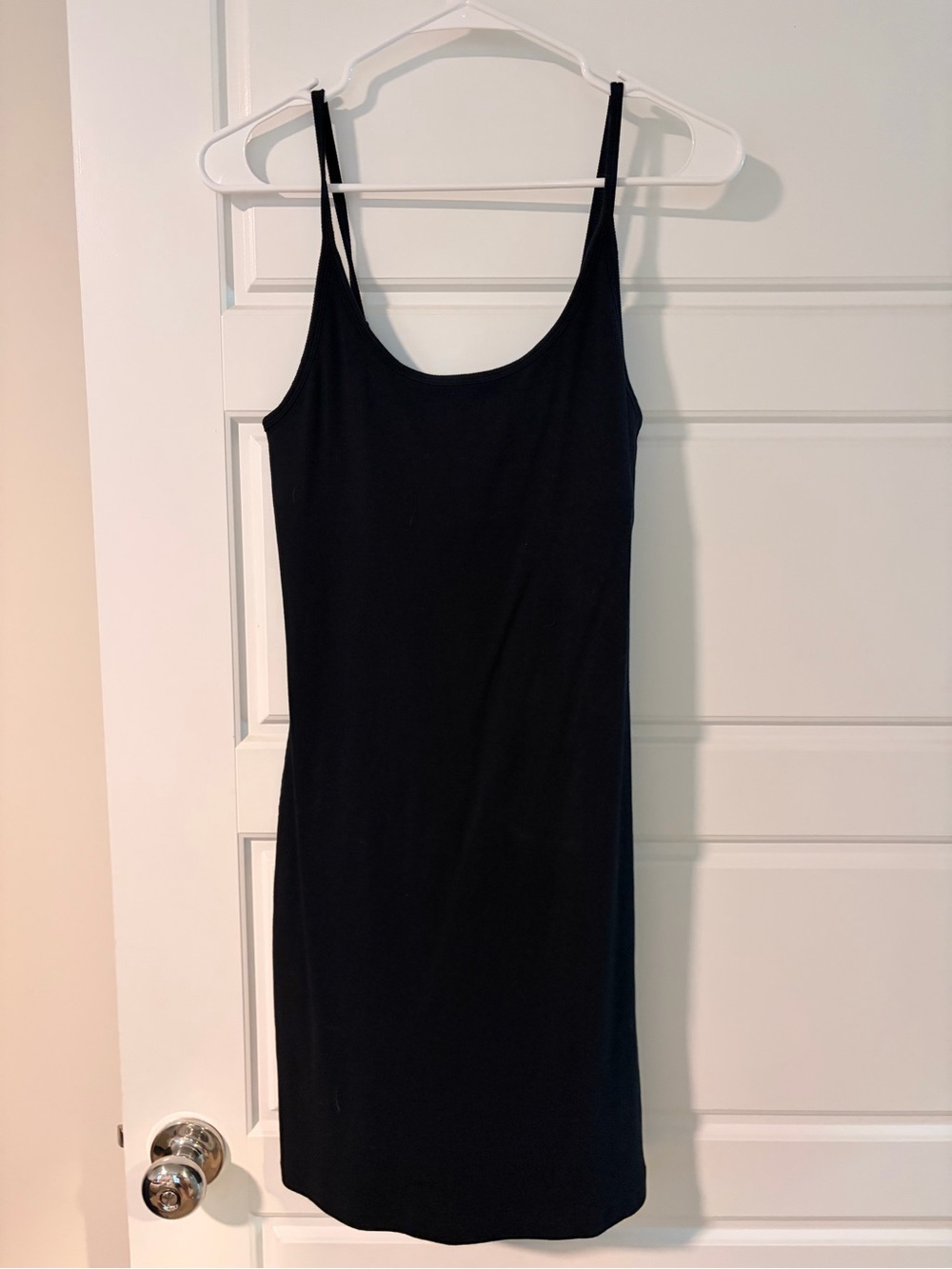 Old Navy Black Slip Mini Dress with Spaghetti Straps